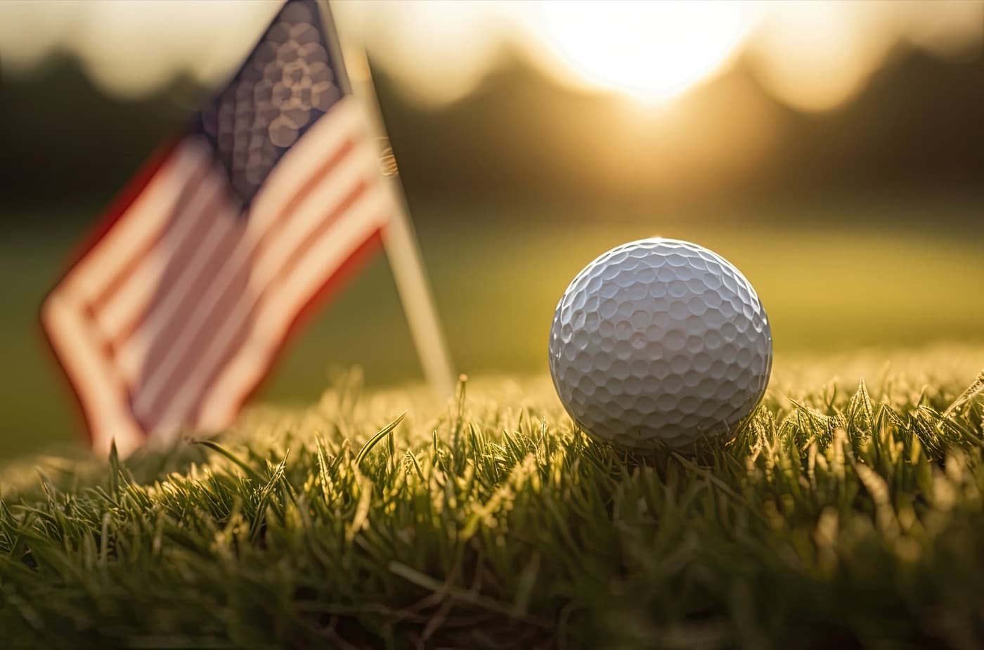 Golf ball on the lip of the cup